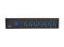 Eaton Tripp Lite series 7-Port USB 3.0 Hub SuperSpeed with Dedicated 2A USB Charging iPad Tablet Metal - Voorkant