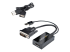 StarTech.com DVI naar DisplayPort adapter met USB Power - Rechte hoek