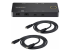 StarTech.com 2-Port USB-C KVM Switch, Single-4K 60Hz HDMI Monitor, Dual-100W Power Delivery Pass-through Ports, Bus Powered, USB Type-C/USB4/Thunderbolt 3/4 Compatible - Voorkant