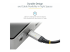 StarTech.com 50cm USB C Kabel, 10Gbps, USB 3.1/3.2 Gen 2 Type-C Kabel, 100W (5A) Power Delivery Charging, DP Alt Mode, USB-C Kabel voor Laptop/Phone/Tablet, Charge/Sync Kabel (USB31CCV50CM) - Close-up