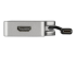 StarTech.com USB C Multiport Video Adapter met HDMI, VGA, Mini DisplayPort of DVI, USB Type C Monitor Adapter naar HDMI 2.0 of mDP 1.2 (4K 60Hz), VGA/DVI (1080p), Space Gray Aluminium (CDPVDHDMDP2G) - Rechterkant