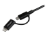 StarTech.com Apple Lightning of Micro USB naar USB kabel - Close-up