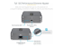 StarTech.com Thunderbolt 3 to Ethernet Adapter, 10GbE, Multi-Gigabit, Thunderbolt 3 to RJ45 Network Adapter, 10GBASE-T/5-2.5GBASE-T NIC, TB3/TB4 10G Network Adapter w/ TB3-Certified Cable, TB3 10GbE, Win/Mac (TB310G2) - Meerdere hoeken
