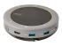 StarTech.com USB-C Conference Speaker Mini Dock, Portable Boardroom Speaker and Multiport Adapter, USB-C to VGA or 4K 60Hz HDMI, 2x USB-A (5Gbps) Hub, Mic/Speaker - Bovenkant