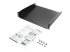 StarTech.com Standaard Universele Plank Serverrack Zwart - Rechte hoek