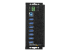 StarTech.com 7 Port USB 3.0 Hub met Voeding & Overspanningsbeveiliging - Voorkant