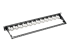 Eaton Tripp Lite Series 24-Port 1U Rack-Mount Cat6a/Cat6/Cat5e Offset Feed-Through Patch Panel with Cable Management Bar, RJ45 Ethernet, TAA - Linkerhoek