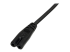 StarTech.com 1m Laptop Stroomkabel, EU Plug naar C7, 2.5A 250V, 18AWG, Laptop Vervangkabel, Printer Voedingskabel, Laptop Lader Kabel / Laadkabel, UL-Listed (PXTNB2SEU1M) - Close-up