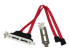 StarTech.com 2 poorts low-profile SATA naar eSATA adapterplaatje - Rechte hoek