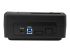 StarTech.com USB 3.1 (10bps) enkele harddisk docking station voor 2,5"/3,5 inch SATA SSD/HDD - Rug