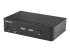 StarTech.com 2 Port DisplayPort KVM Switch, 4K 60Hz, Single Display, Dual Port UHD DP 1.2 USB KVM Switch met Geïntegreerde USB 3.0 Hub & Audio, Dell HP Apple Lenovo, TAA Compliant (SV231DPU34K) - Rechte hoek