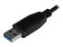 StarTech.com Draagbare 4-poorts SuperSpeed USB 3.0 hub ? zwart - Close-up
