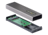 StarTech.com USB-C 10Gbps to M.2 NVMe or M.2 SATA SSD Enclosure, Tool-free M.2 PCIe/SATA NGFF SSD Enclosure, Portable Aluminum Case, USB Type-C & USB-A Host Cables, For 2230/2242/2260/2280 - Binnen