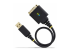 StarTech.com 1ft (30cm) USB to Serial Adapter Cable, COM Retention, RS232 - Voorkant