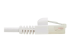 Eaton Tripp Lite Series Safe-IT Cat6a 10G Snagless Antibacterial Slim UTP Ethernet Cable (RJ45 M/M), White, 7 ft. (2.13 m) - Close-up