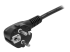 StarTech.com 2m Stroomkabel, 18AWG, EU Schuko naar C13 Voedingskabel, 250V 10A, Zwart, AC Vervangkabel, TV/Monitor Stroomkabel, Schuko CEE 7/7 naar IEC 60320 C13 Voedingskabel (PXT101EUR) - Close-up