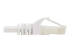 Eaton Tripp Lite Series Safe-IT Cat6a 10G Snagless Antibacterial UTP Ethernet Cable (RJ45 M/M), PoE, White, 7 ft. (2.13 m) - Close-up