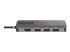 StarTech.com USB C Multiport Adapter, 4K 60Hz HDMI Video, 3-Port 5Gbps USB-A 3.2 Hub, 100W Power Delivery Passthrough, GbE, USB Type-C Mini Travel Dock with Charging, 12in/30cm Cable - Rug