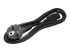 StarTech.com 2m Stroomkabel, 18AWG, EU Schuko naar C13 Voedingskabel, 250V 10A, Zwart, AC Vervangkabel, TV/Monitor Stroomkabel, Schuko CEE 7/7 naar IEC 60320 C13 Voedingskabel (PXT101EUR) - Linkerhoek