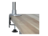 StarTech.com Desk Mount Monitor Arm, VESA or Apple iMac/Thunderbolt Display up to 14kg, Articulating Height Adjustable Single Desktop Monitor Pole Mount, Desk Clamp or Grommet, Silver - Close-up