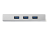 StarTech.com 3-Poorts draagbare USB 3.0 hub met Gigabit Ethernet - Rug