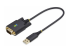 StarTech.com 1ft (30cm) USB to Serial Adapter Cable, COM Retention, RS232 - Rechte hoek