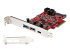 StarTech.com 5-Port USB PCIe Kaart - Rechte hoek