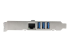 StarTech.com 3-poorts PCI Express USB 3.0-kaart + gigabit Ethernet - Voorkant