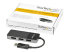 StarTech.com 3-Port Multi Monitor Adapter, DisplayPort 1.4 to 3x 4K DP Video Splitter, Triple or Dual 4K, Laptop/Desktop DisplayPort MST Hub for Multiple Monitors, Windows Display Adapter - Rechte hoek