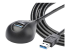 StarTech.com 1,5 m Desktop SuperSpeed USB 3.0 verlengkabel - Rechte hoek