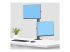 StarTech.com Desk Mount For 2x Vertically Stacked Monitors, Dual 49", TAA - Rechte hoek