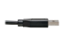 Eaton Tripp Lite Series USB-C to USB-A Cable (M/M), Right-Angle C, USB 3.2 Gen 1 (5 Gbps), Thunderbolt 3 Compatible, 3 ft. (0.91 m) - Close-up