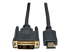 Eaton Tripp Lite Series HDMI to DVI Adapter Cable (HDMI to DVI-D M/M), 6 ft. (1.8 m) - Voorkant