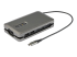 StarTech.com USB C Multiport Adapter, USB C naar 4K 60Hz HDMI 2.0, 2-Port 10Gbps USB Hub, 100W Power Delivery Pass-through, GbE, SD/MicroSD, USB-C Mini Dock - Linkerhoek