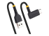 StarTech.com 3ft (1m) USB A to C Charging Cable Right Angle, Heavy Duty Fast Charge USB-C Cable, USB 2.0 A to Type-C, Durable and Rugged Aramid Fiber, 3A, S20/iPad/Pixel - Linkerhoek