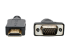 Eaton Tripp Lite Series HDMI to VGA Active Adapter Cable (HDMI to Low-Profile HD15 M/M), 6 ft. (1.8 m) - Close-up