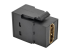 Eaton Tripp Lite Series HDMI Coupler Keystone Panel Mount F/F Black - Linkerkant