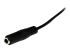 StarTech.com 2 m slanke 3,5 mm stereo-audioverlengkabel - Rechte hoek