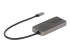 StarTech.com 3-Port USB-C MST Hub, USB Type-C to 3x HDMI Multi-Monitor Adapter for Laptop, Triple HDMI up to 4K 60Hz w/ DP 1.4 Alt Mode and DSC, HDR, 1ft (30cm) Cable, USB Bus-Powered - Rechte hoek