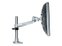 StarTech.com Desk Mount Monitor Arm, VESA or Apple iMac/Thunderbolt Display up to 14kg, Articulating Height Adjustable Single Desktop Monitor Pole Mount, Desk Clamp or Grommet, Silver - Linkerhoek
