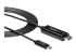 StarTech.com 6ft (2m) USB C to HDMI Cable, 4K 60Hz USB Type C to HDMI 2.0 Video Adapter Cable, Thunderbolt 3 Compatible, Laptop to HDMI Monitor/Display, DP 1.2 Alt Mode HBR2 Cable, Black - Close-up