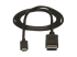 StarTech.com 3ft/1m USB C to DisplayPort 1.2 Cable 4K 60Hz, USB-C to DisplayPort Adapter Cable HBR2, USB Type-C DP Alt Mode to DP Monitor Video Cable, Compatible with Thunderbolt 3, Black - Voorkant