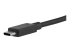 StarTech.com 3ft/1m USB C to DisplayPort 1.2 Cable 4K 60Hz, USB-C to DisplayPort Adapter Cable HBR2, USB Type-C DP Alt Mode to DP Monitor Video Cable, Compatible with Thunderbolt 3, Black - Close-up