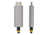 StarTech.com 10ft (3m) USB-C to HDMI Adapter Cable, 8K 60Hz, 4K 144Hz, HDR10, USB Type-C to HDMI 2.1 Video Converter Cable, USB-C DP Alt Mode/USB4/Thunderbolt 3/4 Compatible - Meerdere hoeken