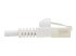Eaton Tripp Lite Series Safe-IT Cat6a 10G Snagless Antibacterial Slim UTP Ethernet Cable (RJ45 M/M), White, 3 ft. (0.91 m) - Close-up