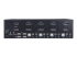 StarTech.com 4 poorts Dual DisplayPort KVM switch - Rug