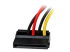 StarTech.com 4-pins Molex-naar-linkshoekige SATA-voedingskabeladapter 15 cm - Close-up