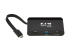 Eaton Tripp Lite Series USB C Adapter Converter 4K w/ HDMI Gigabit Ethernet USB-A Hub & PD Charging Thunderbolt 3 Compatible w/ Storage Cable - Voorkant