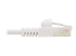 Eaton Tripp Lite Series Safe-IT Cat6a 10G Snagless Antibacterial Slim UTP Ethernet Cable (RJ45 M/M), White, 6 ft. (1.83 m) - Close-up