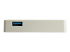 StarTech.com USB-C naar Gigabit Ethernet Adapter met USB A Poort, 1Gbps NIC USB 3.0/USB 3.1 Type C Netwerk Adapter, 1GbE USB-C RJ45/LAN , TB3 Compatibel, Windows/MacBook Pro/Chromebook (US1GC301AUW) - Bovenkant